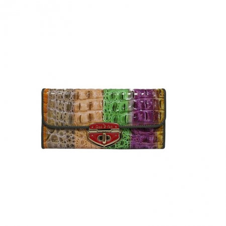 Portofel lux dama din piele naturala model crocodil, multicolor  PORT626  [0]