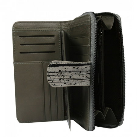 Portofel piele dungat (zebra) pentru femei - Forever Young Forever Young PORT621 [1]