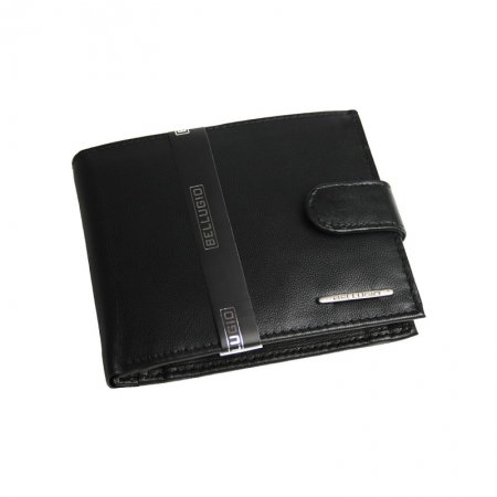 Portofel plat pentru barbati din piele naturala Bellugio PORMZ001  [3]