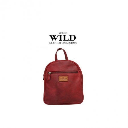 Rucsac piele naturala Wild RUC02 Rosu [0]