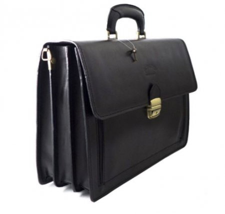 Servieta din piele naturala incapatoare marca Rovicky, Made in Italy - GEA400 [1]