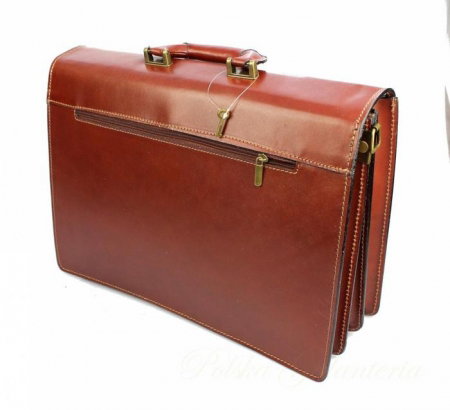 Servieta din piele naturala incapatoare marca Rovicky, Made in Italy - GEA406 [4]