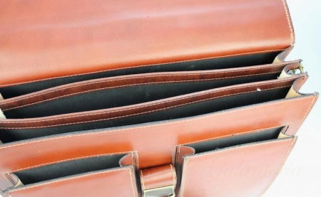 Servieta din piele naturala incapatoare marca Rovicky, Made in Italy - GEA407 [8]