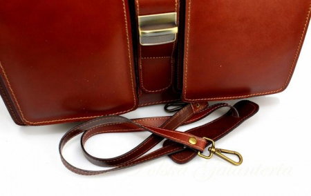 Servieta din piele naturala incapatoare marca Rovicky, Made in Italy - GEA407 [5]