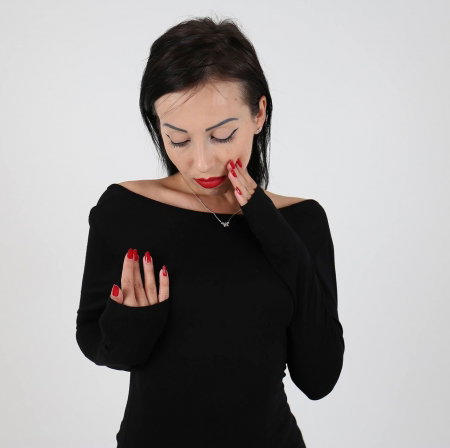 Set argint 925 aurit cu fluturi si zirconii negre - Be Nature STU0037 [3]