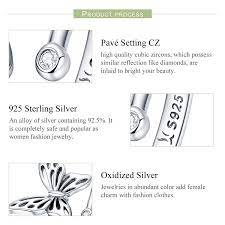 Set argint cercei si inel cu fluturasi [8]