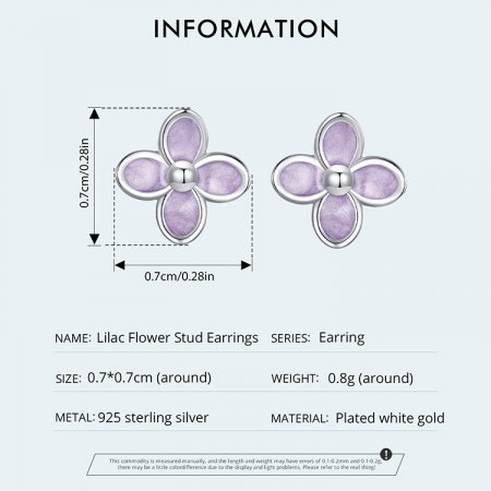 Set argint cu flori de liliac [4]