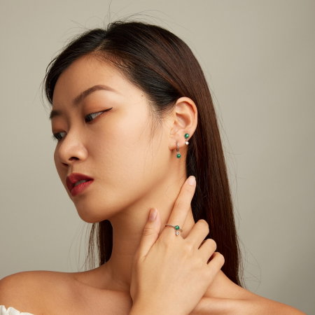 Set argint cu malachit [1]