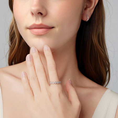 Set argint cu margarete [3]