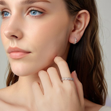 Set argint cu margarete [1]