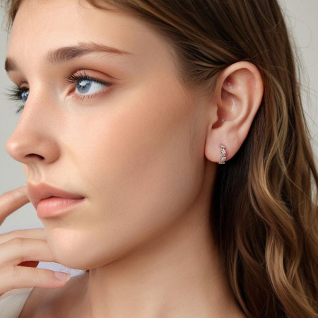 Set argint cu margarete [15]