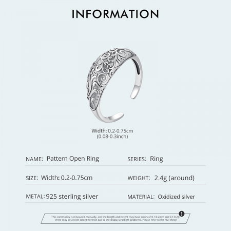 Set argint cu model floral [16]