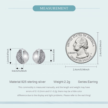 Set argint cu model floral [10]