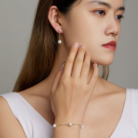 Set argint cu perle [1]