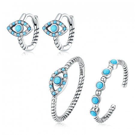 Set argint cu turcoaz [5]