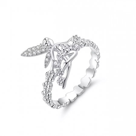 Set argint cu zane si flori [9]