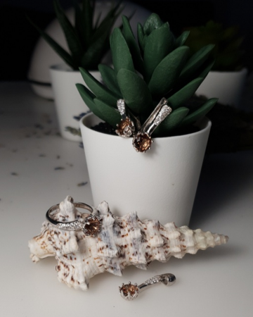 Set argint cu zultanit si zorconii albe - STU0049 [1]