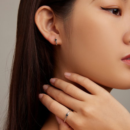 Set argint elegant cu inimioare [3]