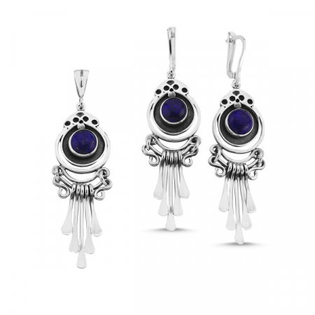 Set argint handmade cu Lapis Lazuli [0]