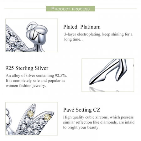 Set argint inel reglabil si cercei cu zane si zirconii colorate [8]