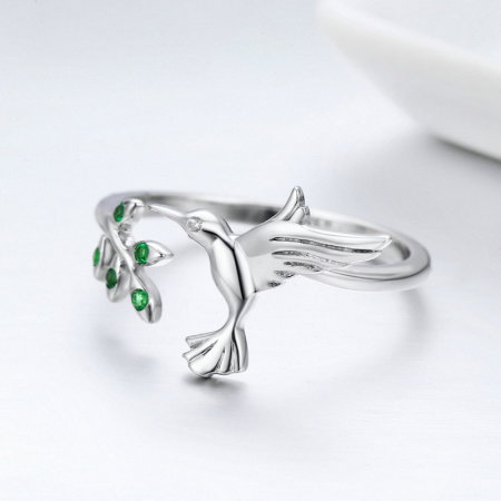 Set argint pasare colibri [19]