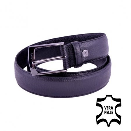 Set cadou barbati din piele naturala (portofel + curea) Pierre Cardin PORM212 Negru [2]