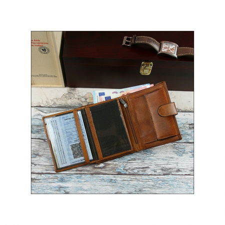 Portofel din piele naturala pentru barbati PORMG001 [9]