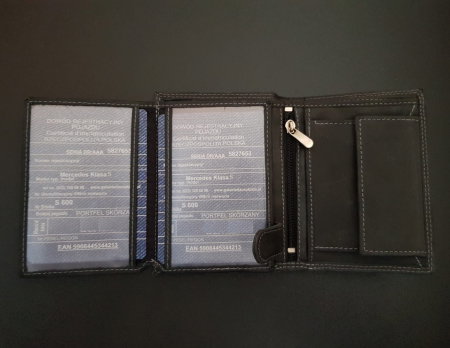Set cadou barbati Wild BuffalO, portofel si curea din piele naturala, PORMG900 [6]