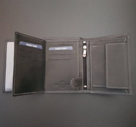 Set cadou barbati Wild BuffalO, portofel si curea din piele naturala, PORMG900 [10]