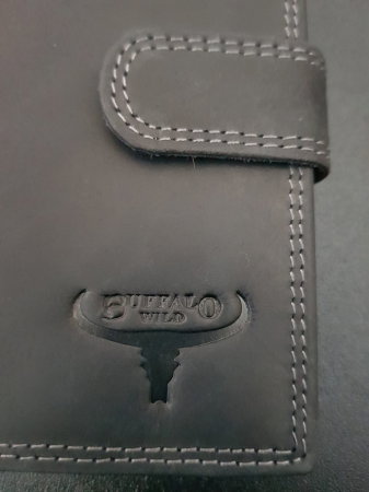 Set cadou barbati Wild BuffalO, portofel si curea din piele naturala, PORMG901 [30]