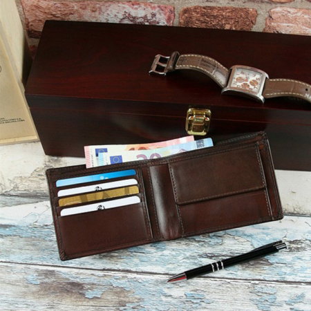 Set cadou barbati (portofel + curea) din piele naturala Wild PORM802 [1]