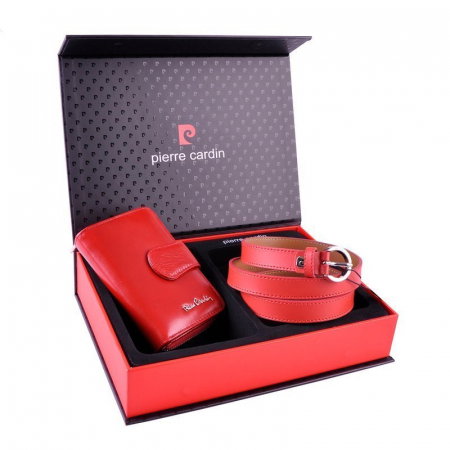 Set cadou dama Pierre Cardin, portofel si curea din piele naturala, PORMG1000 [2]