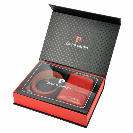 Set cadou dama Pierre Cardin, portofel si curea din piele naturala, PORMG1000 [1]