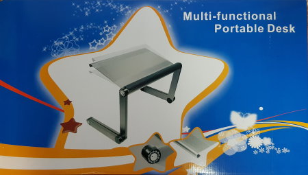 Suport pentru laptop si lectura pliabil din aluminiu [1]
