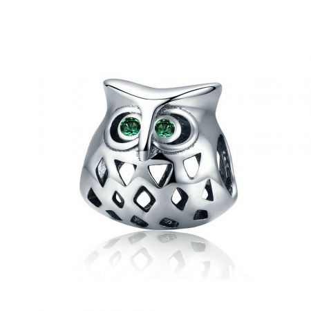 Talisman argint Bufnita