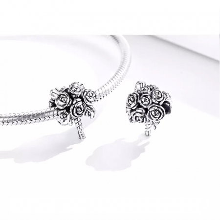 Talisman argint cu buchetul miresei [1]