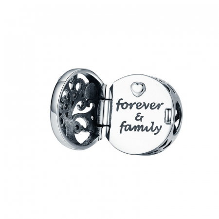 Talisman argint cu copacul vietii si Forever & Family [0]