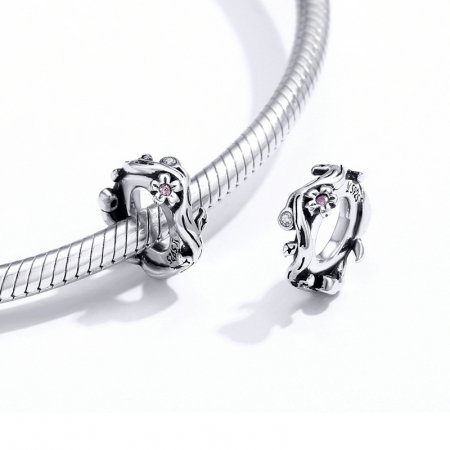 Talisman argint cu flori de cires [1]