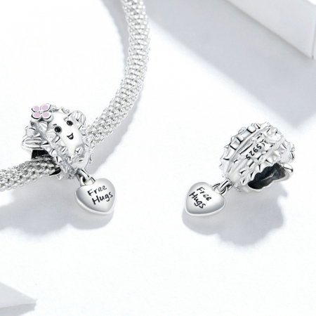 Talisman argint cu free hugs [1]