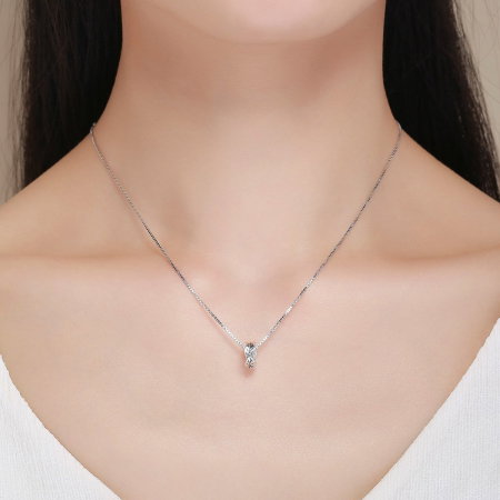 Talisman argint cu frunze [2]