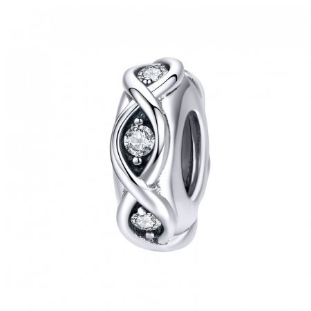 Talisman argint cu infinit cu zirconii [0]