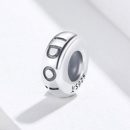 Talisman argint cu mesajul marital "Yes, I do" [2]