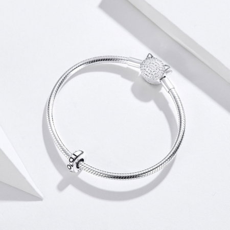 Talisman argint cu mesajul marital "Yes, I do" [1]