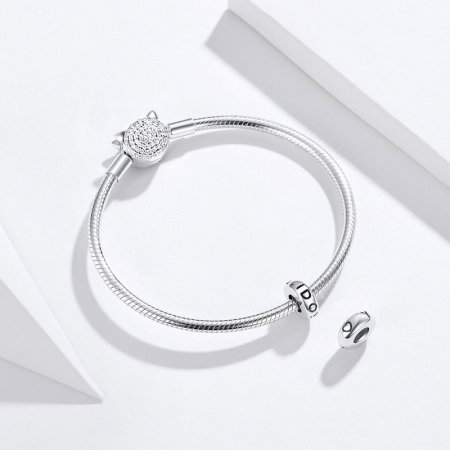 Talisman argint cu mesajul marital "Yes, I do" [3]