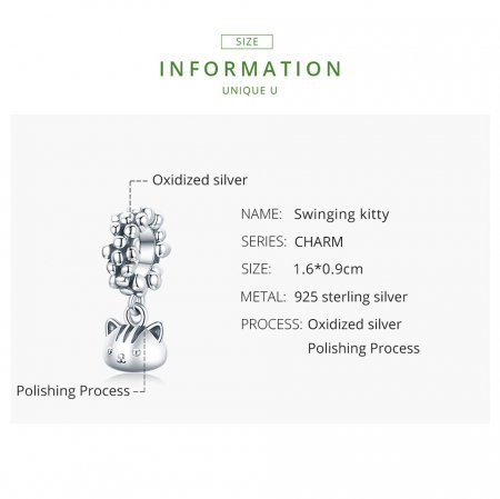 Talisman argint cu pisoi [2]