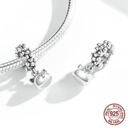 Talisman argint cu pisoi [3]