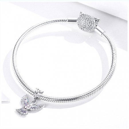 Talisman argint cu porumbelul pacii [2]