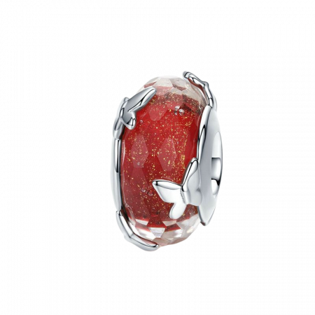 Talisman argint fruturasi cu murano