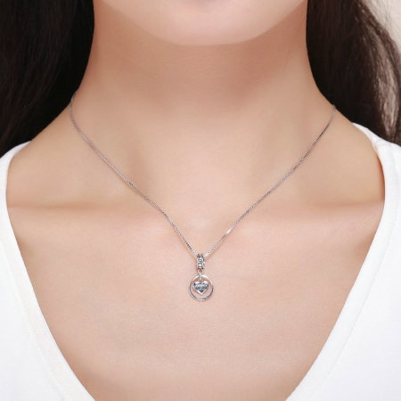 Talisman argint I Love U Forever Mom [2]