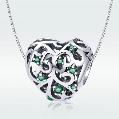 Talisman argint inima cu copacul vietii [7]